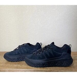 UGG CA805 V2 Heritage Black Suede Chunky Platform Sneakers Women Sz 7.5 1113330